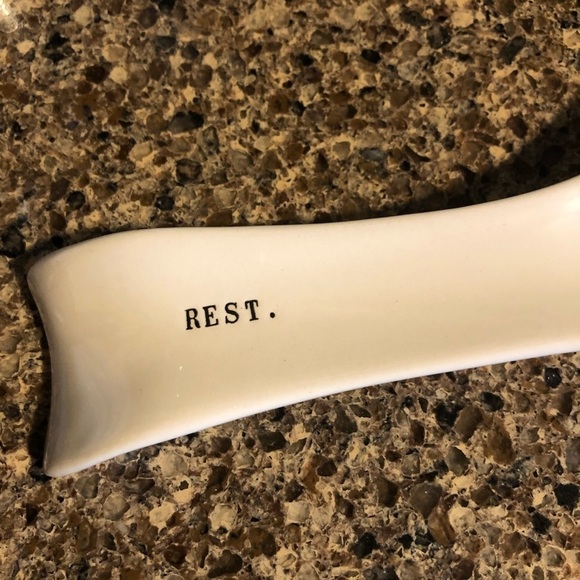 Rae Dunn Spoon Rest Yellow - Picture 2 of 5